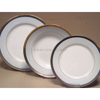 ТАРЕЛКИ: Японские тарелки 18 предм. Голубая сетка